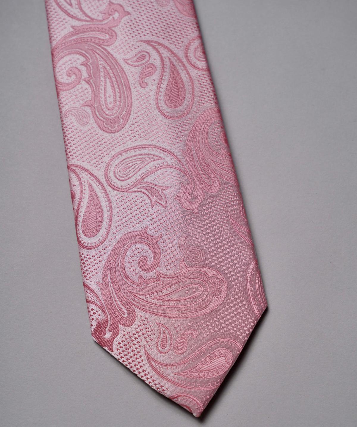 Pink Paisley Tie