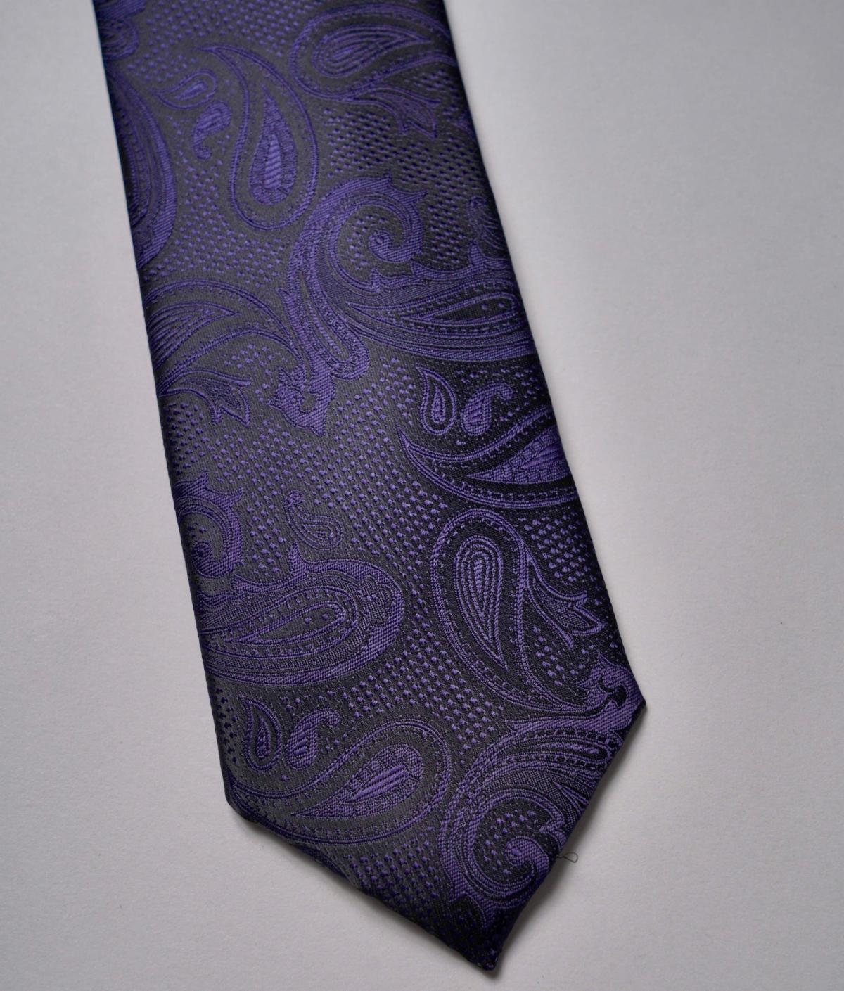 Purple Paisley Tie