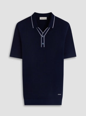 Two Button Johnny Collar - BUGATCHI