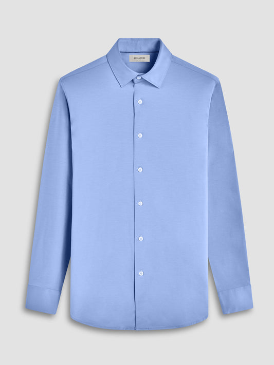 8 Way Stretch Air Blue Shirt - Bugatchi