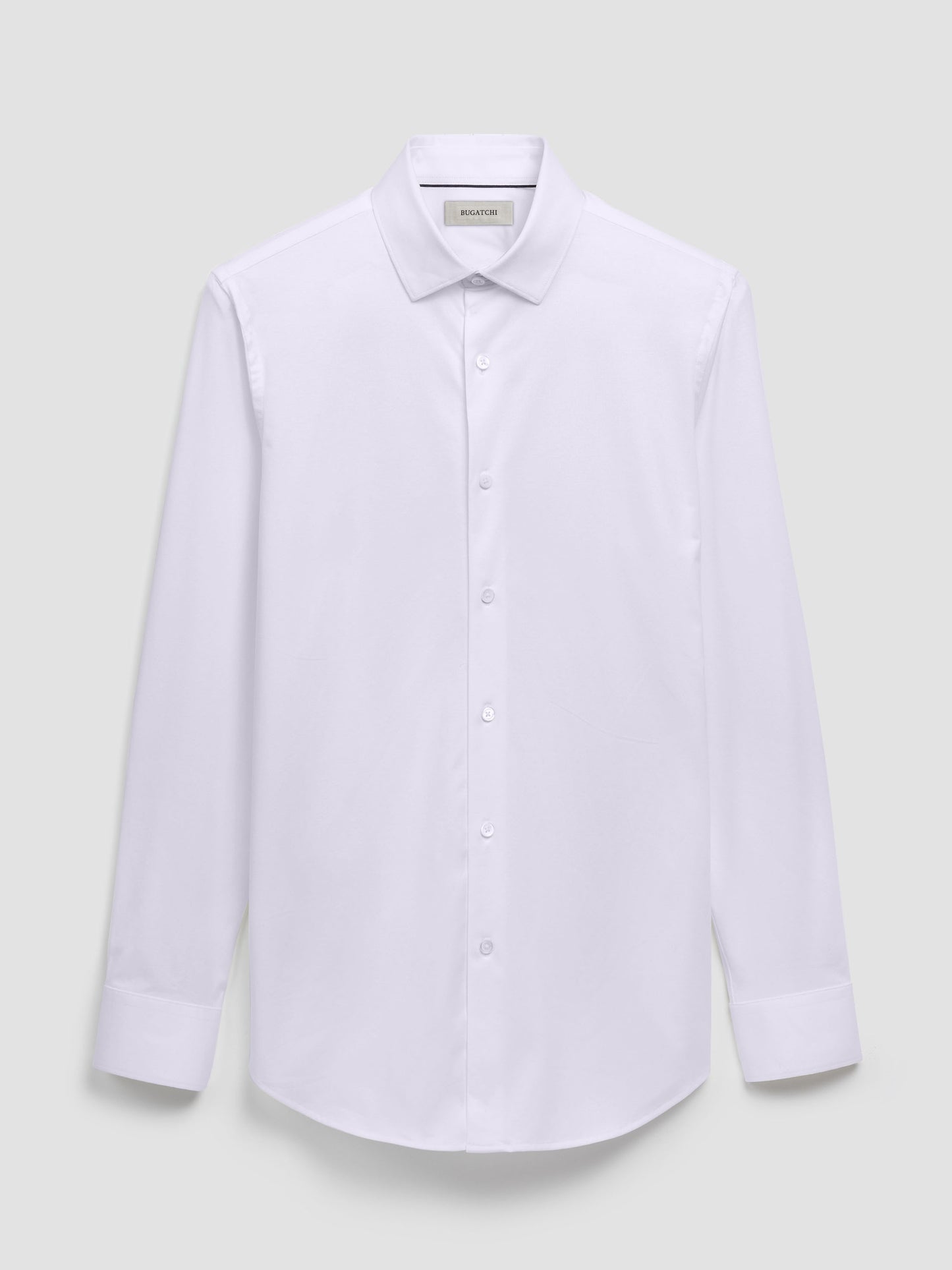 8 Way Stretch White Shirt - Bugatchi