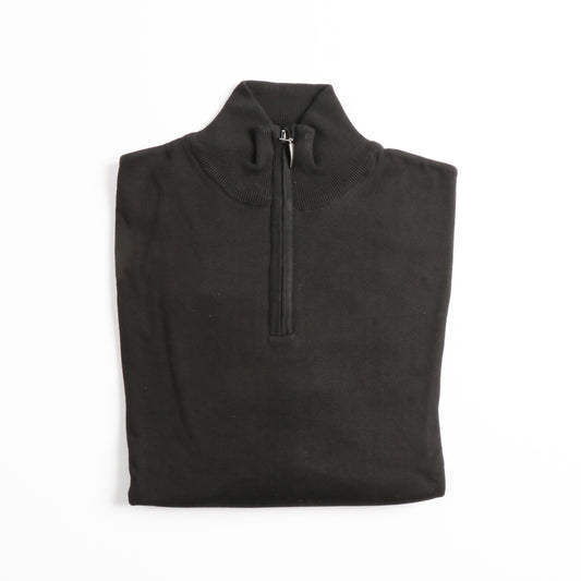 Black Quarter Zip Sweater - Horst