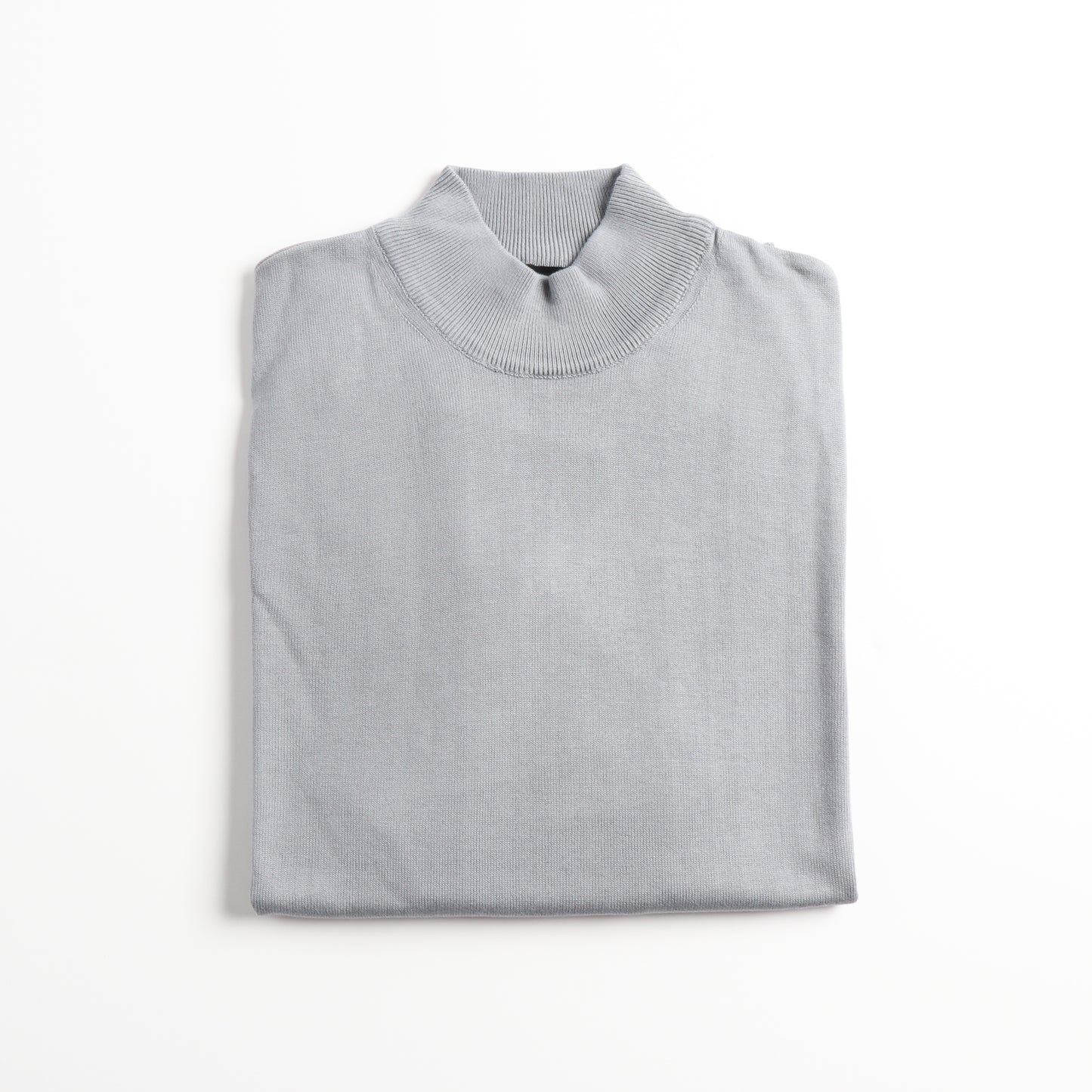 Grey Mock Neck Sweater - Horst