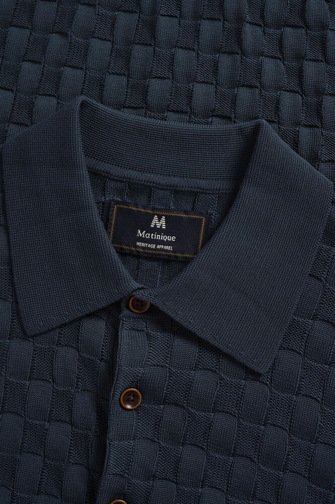 Blue Polo Knit - Matinique