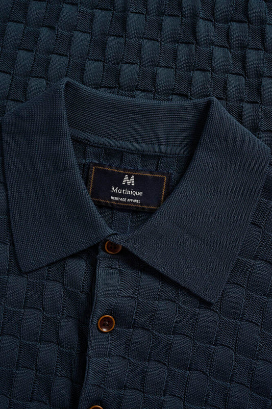 Blue Polo Knit - Matinique