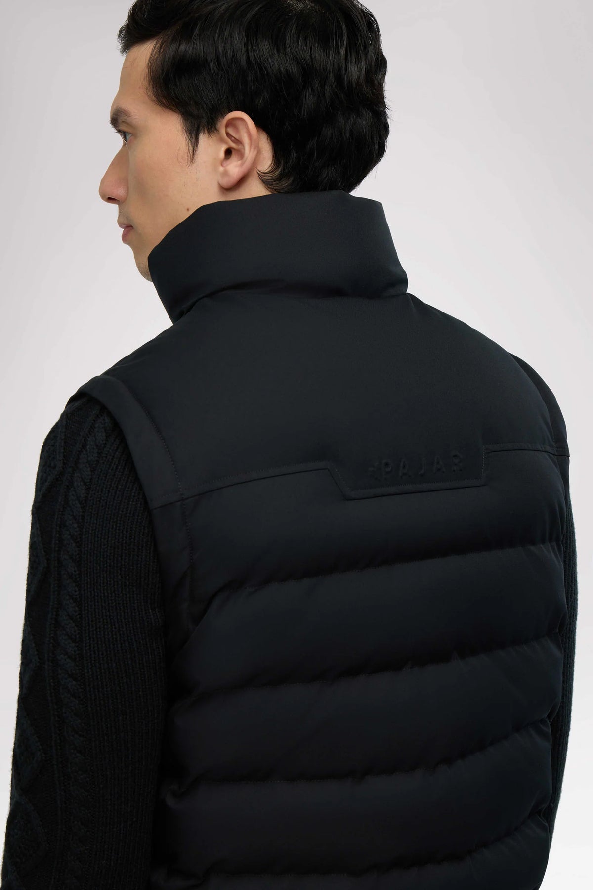 Pajar Men's 2-in-1 Convertible Knit Jacket – Black