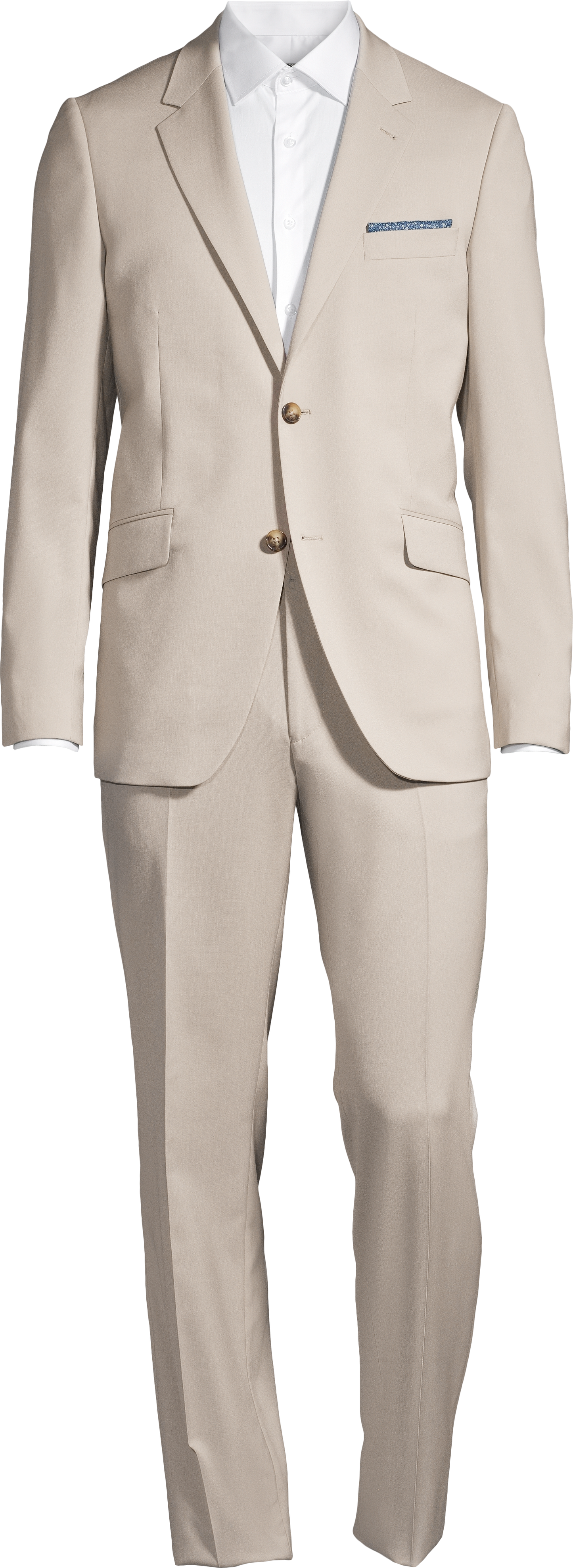 Sand Slim Fit Suit - Soul Of London