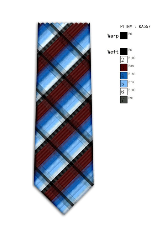 Burgandy Pattern Tie