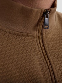 BUGATCHI QUARTER ZIP KNIT